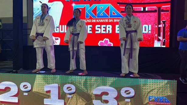 Atletas da Associação Desportiva Kidokan se destacam no Campeonato Baiano de Karatê