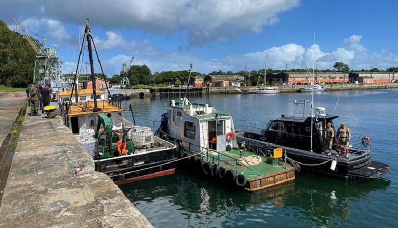 PF apreende uma tonelada de cocaína em embarcação na região do Porto de Aratu