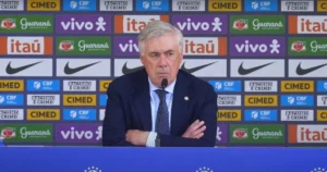 Carlo Ancelotti celebra classificação do Brasil mas alerta: “Temos que trabalhar”