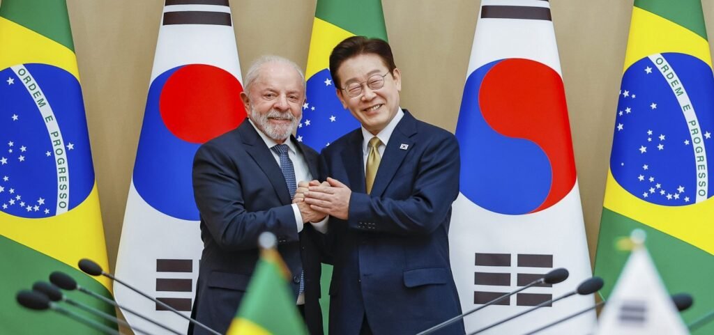 Lula anuncia acordos comerciais com a Coreia do Sul