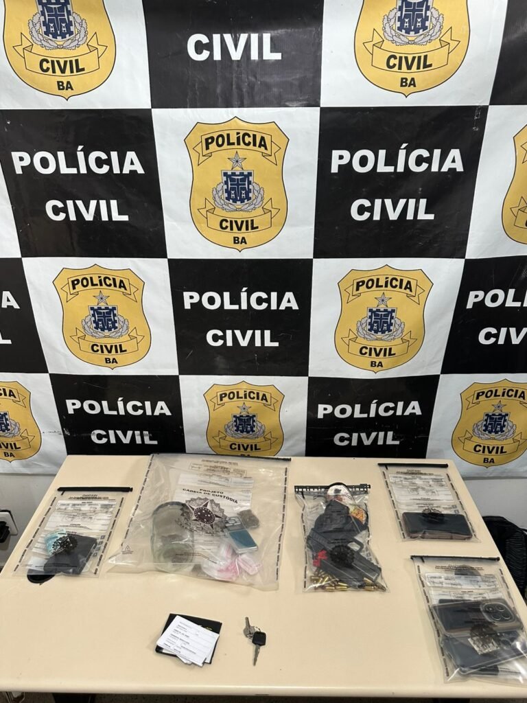 POLÍCIA CIVIL DA BAHIA CUMPRE, EM SANTO ANTÔNIO DE JESUS/BA, MANDADO DE PRISÃO EM DESFAVOR DE GERENTE DE ORGANIZAÇÃO CRIMINOSA.