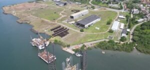 Obras da Ponte Salvador–Itaparica avançam com vistoria em base logística