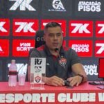 Jair Ventura cita desgaste do Vitória na derrota para o Bragantino pelo Brasileiro