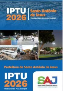 SAJ: IPTU 2026 pode ser pago hoje com até 25% de desconto