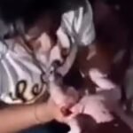 Mulher dá a luz em meio aos escombros após terremoto na Venezuela