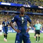 Vini Jr. aparece em 3º lugar em ranking dos melhores jogadores da Copa do Mundo