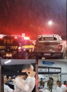 Motorista do caminhão envolvido do acidente grave com Van que resultou em 16 mortos e 03 feridos, tem alta do HRSAJ e é escoltado até presídio  pela polícia Civil , PM e PRF