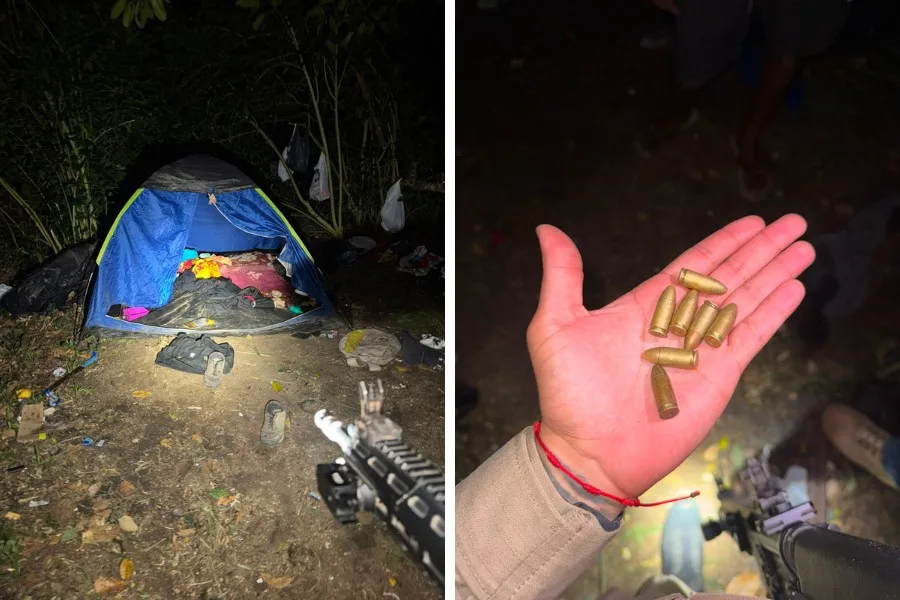 Polícia enfrenta grupo armado, destrói acampamento e apreende drogas em Muniz Ferreira
