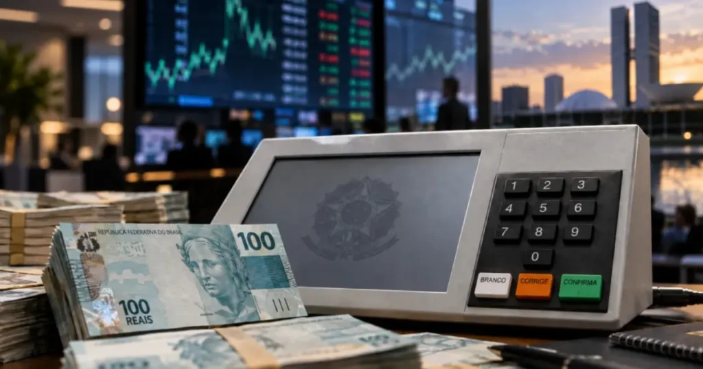 Eleições 2026: Mercado financeiro já doou R$ 11,8 mi para campanhas eleitorais