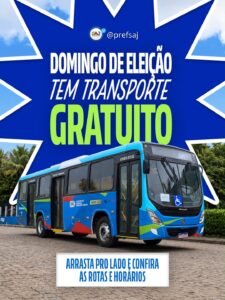 Prefeitura de Santo Antônio de Jesus informa acerca de plano operacional do transporte público gratuito no domingo (04)